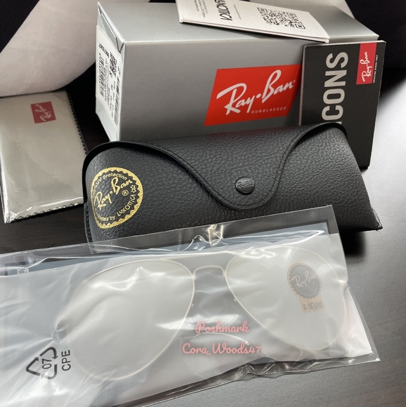 RayBan Aviator Silver Flash Lenses RB3025 Silver Frame 58 / 62 Unisex New - Picture 11 of 16